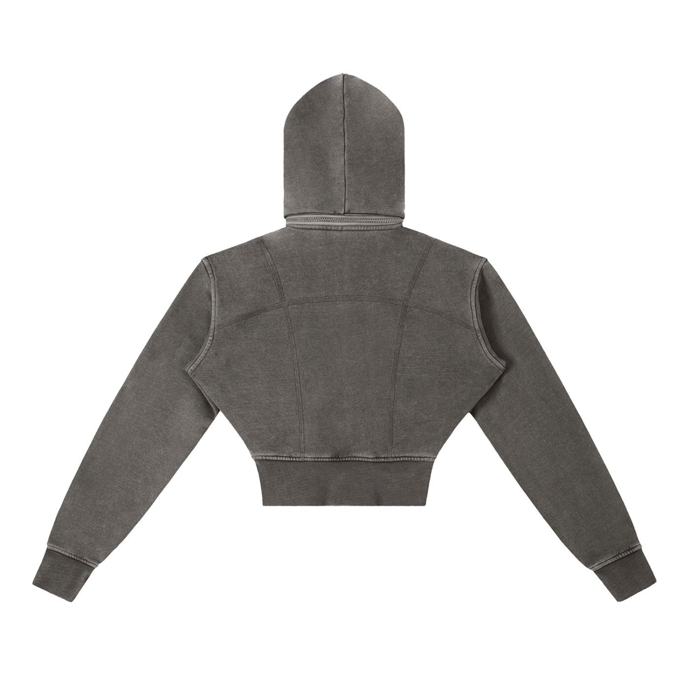 Lux Crop Zip Sweatshirt