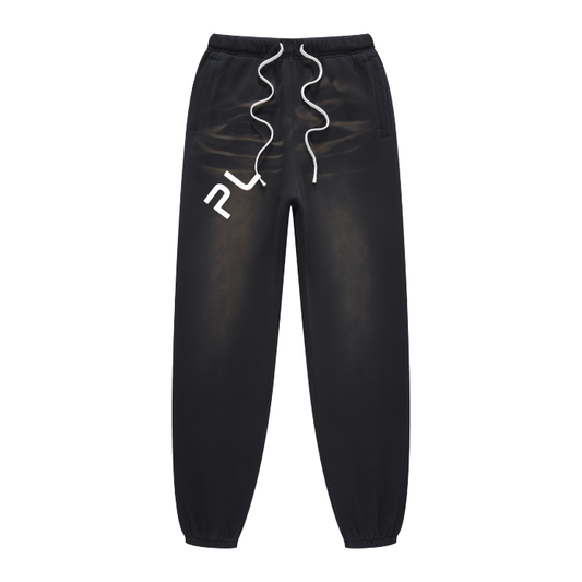 Lux Cut Sweatpants (Washed BLK)