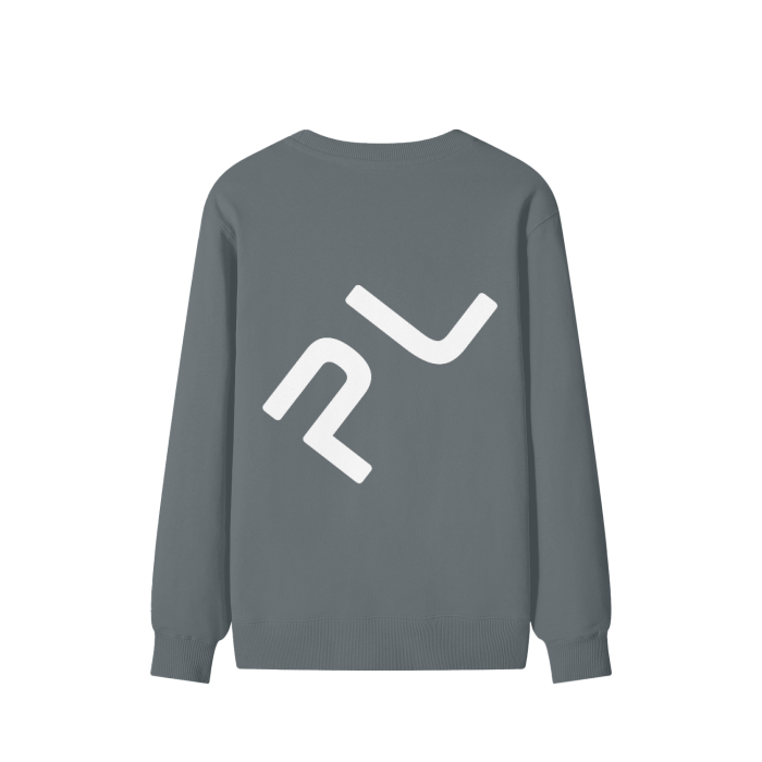 Elevate Back Print Crew Sweater