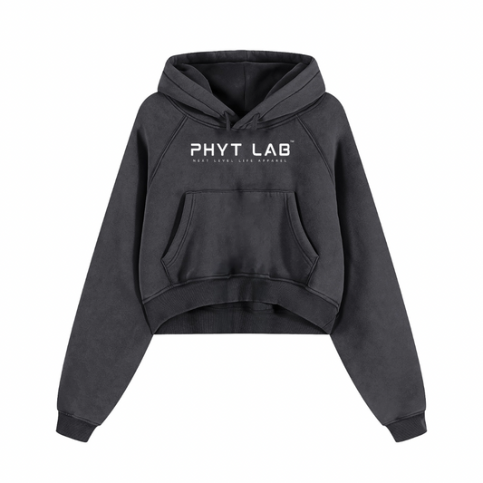 Lux Crop Sweatshirt (Vintage BLK)