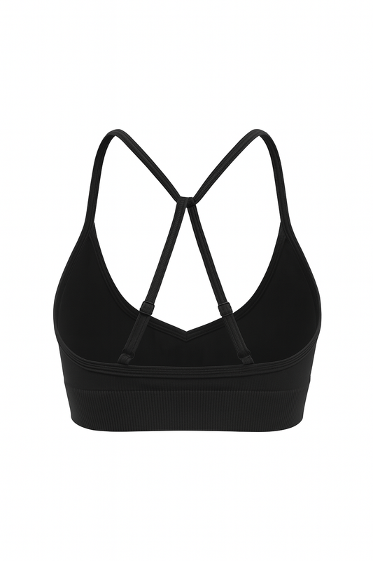 Lux Noir Bra (Adjustable Support Straps)