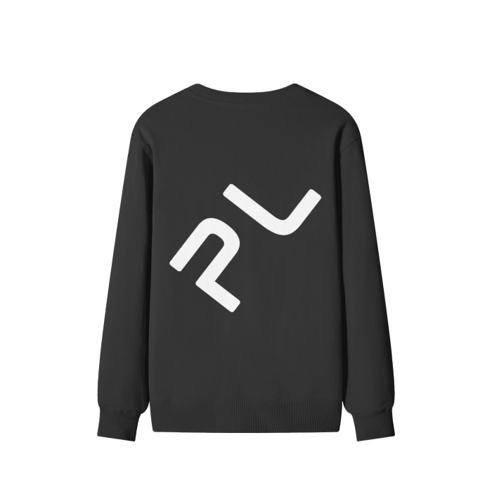 Elevate Back Print Crew Sweater