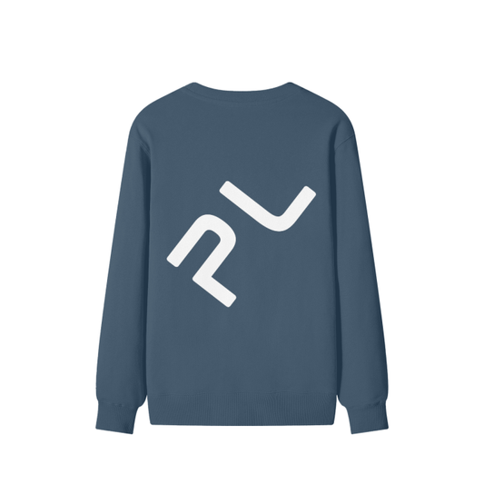 Elevate Back Print Crew Sweater