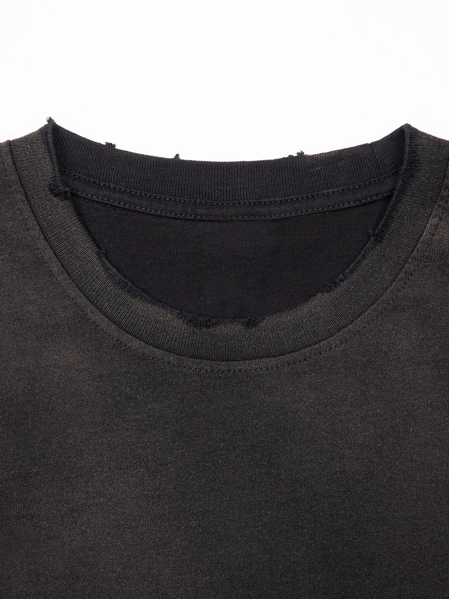 Vintage Wash Frayed T-Shirt - CONSISTENCY