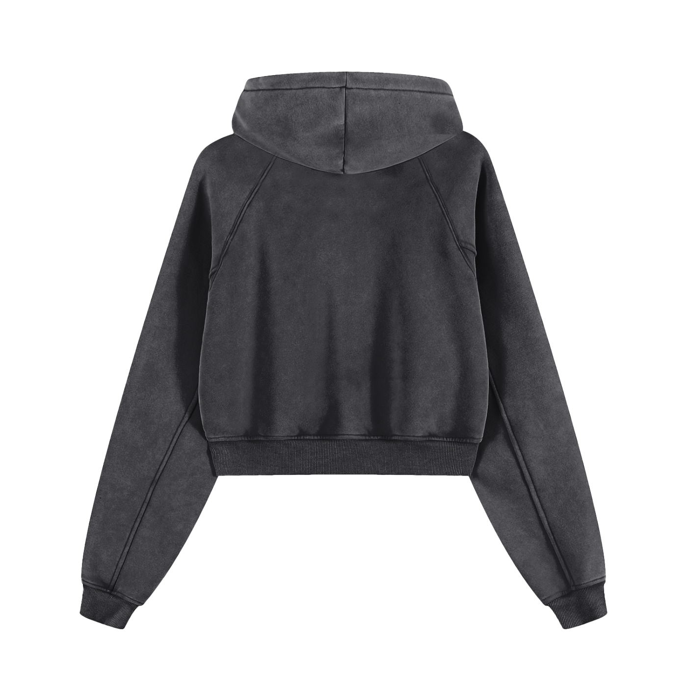 Lux Crop Sweatshirt (Vintage BLK)