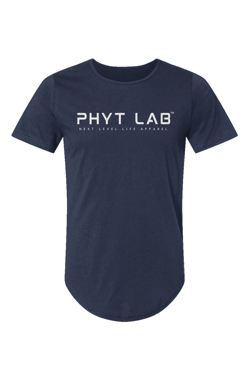 Elevate Curved Hem T-Shirt (Navy)