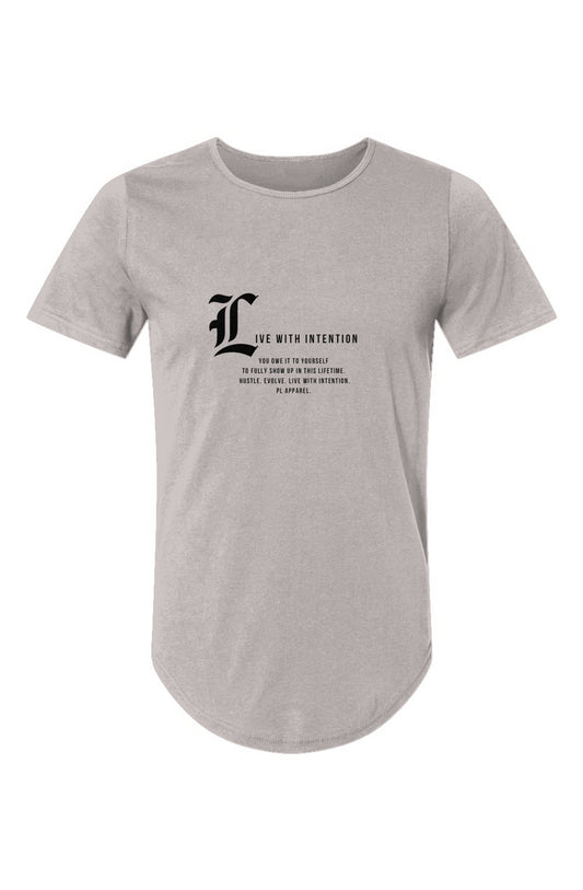 LWI Curved Hem T-Shirt (Grey)