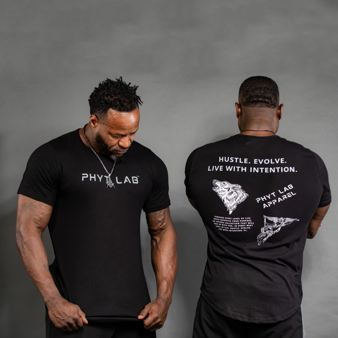 The Protect Curved Hem T-Shirt (BLK) – Phyt Lab